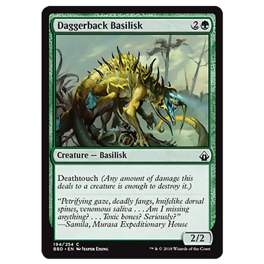 Magic The Gathering - Battlebond - Daggerback Basilisk - 194/254