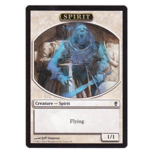 Magic the Gathering - Conspracy - Token Creature - Spirit 1/9