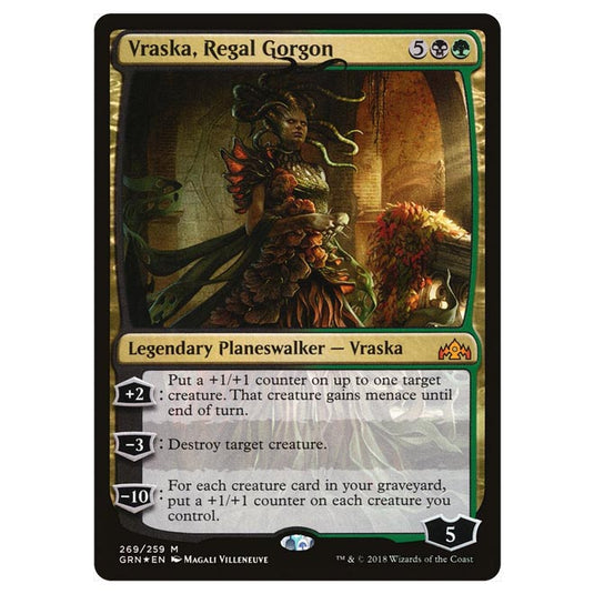 Magic The Gathering - Guilds of Ravnica - Vraska, Regal Gorgon - 269/259