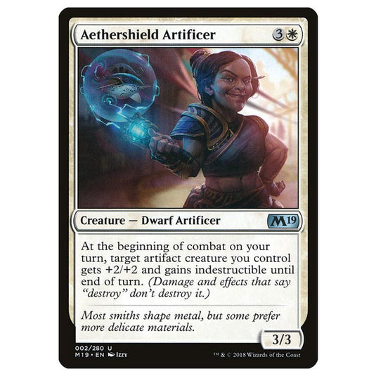 Magic The Gathering - Core Set 2019 - Aethershield Artificer - 2/280