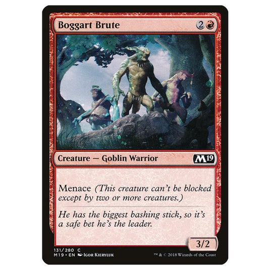 Magic The Gathering - Core Set 2019 - Boggart Brute - 131/280