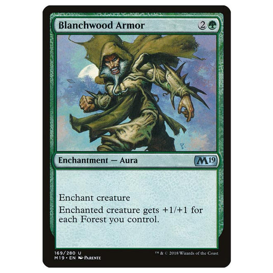 Magic The Gathering - Core Set 2019 - Blanchwood Armor - 169/280