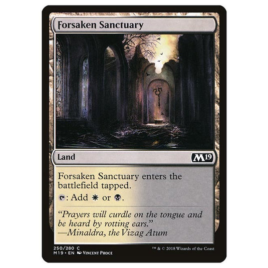 Magic The Gathering - Core Set 2019 - Forsaken Sanctuary - 250/280