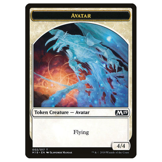 Magic The Gathering - Core Set 2019 - Avatar (Token) - 2/17