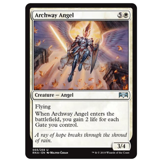 Magic The Gathering - Ravnica Allegiance - Archway Angel - 3/259