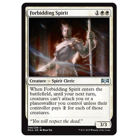 Magic The Gathering - Ravnica Allegiance - Forbidding Spirit - 9/259