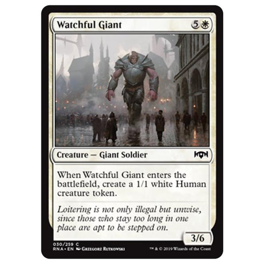 Magic The Gathering - Ravnica Allegiance - Watchful Giant - 30/259