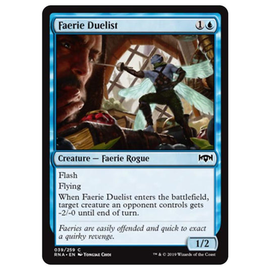 Magic The Gathering - Ravnica Allegiance - Faerie Duelist - 39/259