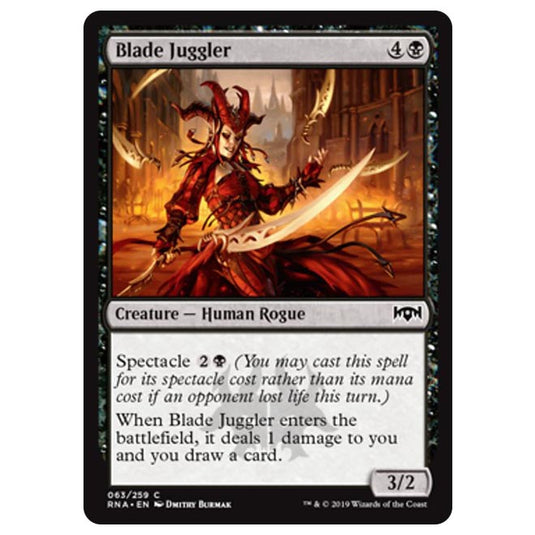 Magic The Gathering - Ravnica Allegiance - Blade Juggler - 63/259