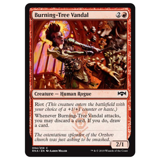 Magic The Gathering - Ravnica Allegiance - Burning-Tree Vandal - 94/259
