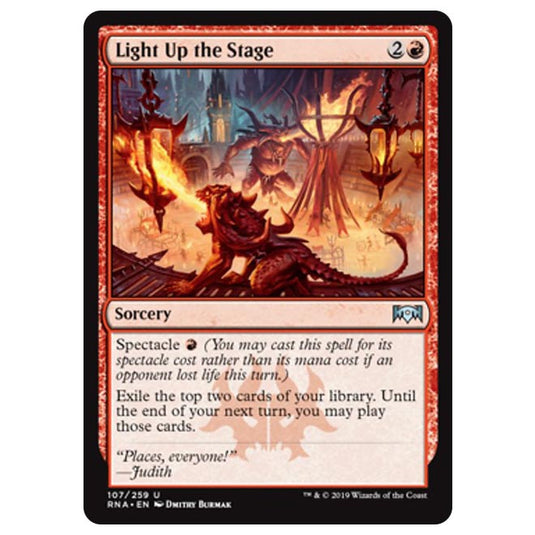 Magic The Gathering - Ravnica Allegiance - Light Up the Stage - 107/259