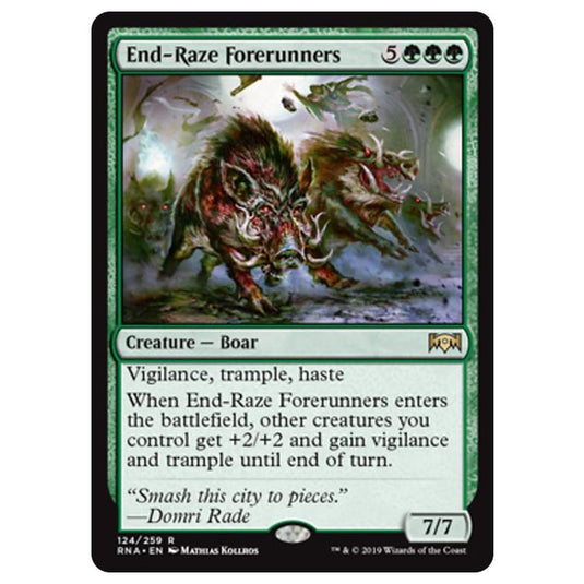 Magic The Gathering - Ravnica Allegiance - End-Raze Forerunners - 124/259