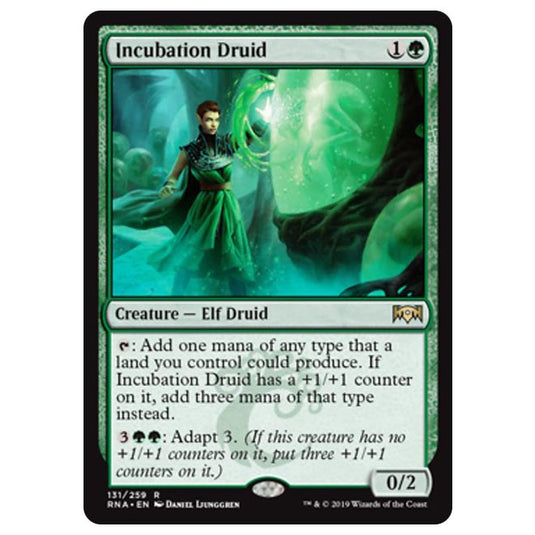 Magic The Gathering - Ravnica Allegiance - Incubation Druid - 131/259