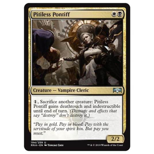 Magic The Gathering - Ravnica Allegiance - Pitiless Pontiff - 194/259