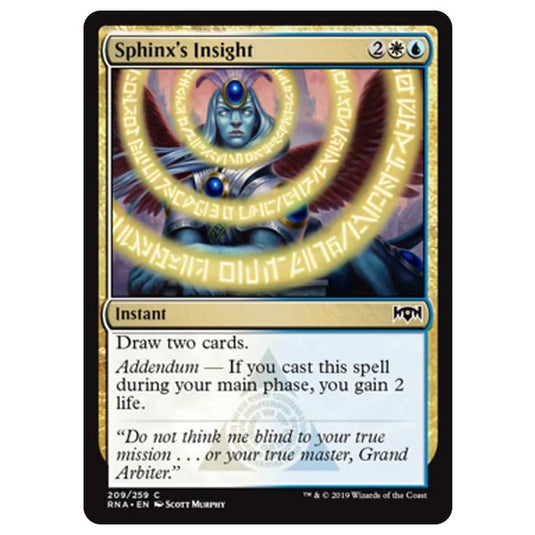 Magic The Gathering - Ravnica Allegiance - Sphinx's Insight - 209/259