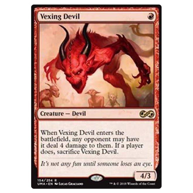 devil cards mtg Magic The Gathering - Ultimate Masters - Vexing Devil