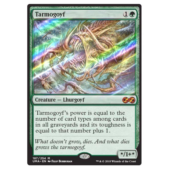 Magic The Gathering - Ultimate Masters - Tarmogoyf - 187/254 (Foil) Magic The Gathering - Ultimate Masters - Tarmogoyf - 187/254 (Foil)