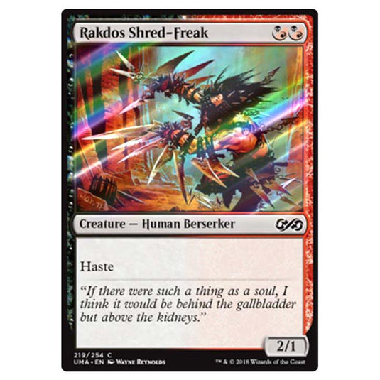 Magic The Gathering - Ultimate Masters - Rakdos Shred-Freak - 219/254 (Foil)