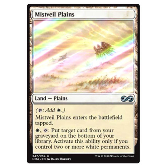 Magic The Gathering - Ultimate Masters - Mistveil Plains - 247/254 (Foil)