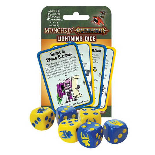 Munchkin Warhammer Age of Sigmar Lightning Dice