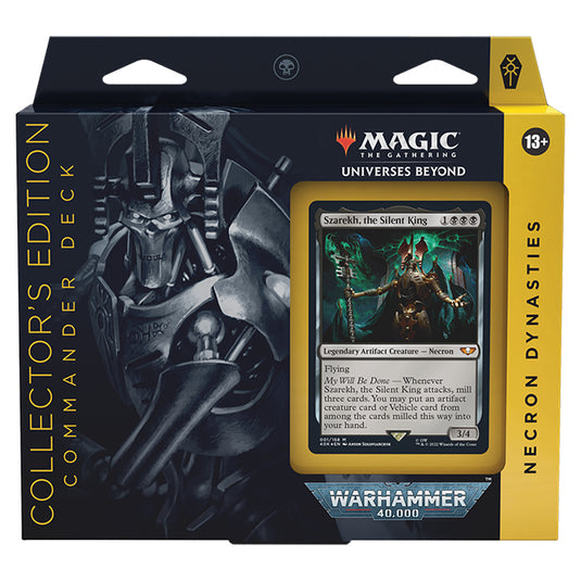 Magic the Gathering - Universes Beyond - Warhammer 40,000 - Necron Dynasties - Collectors Edition
