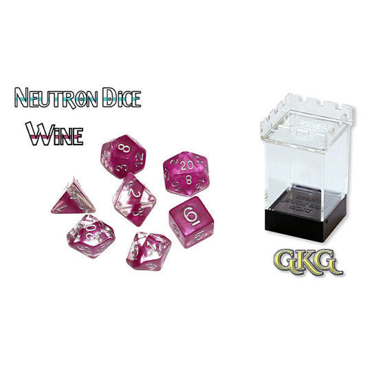 Neutron Dice - Wine - Dice Set