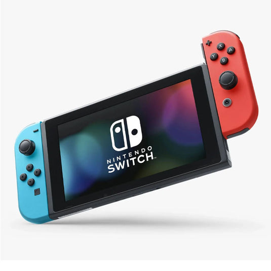 Nintendo Switch - Neon - Including Mario Kart 8 + Advent Calendar