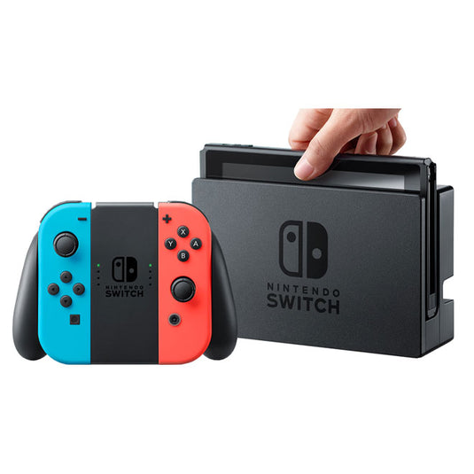 Nintendo Switch - Neon - Including Mario Kart 8 + Advent Calendar