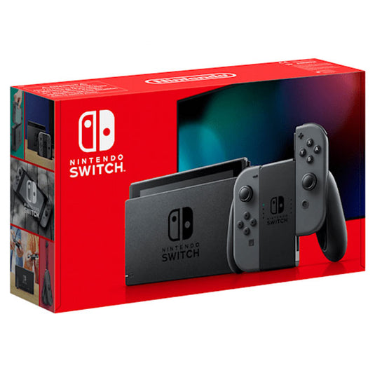 Nintendo Switch with Grey Joy-Con Controllers