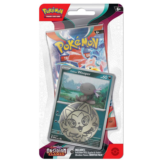 Pokemon - Scarlet & Violet - Obsidian Flames - Checklane Blister - Paldean Wooper
