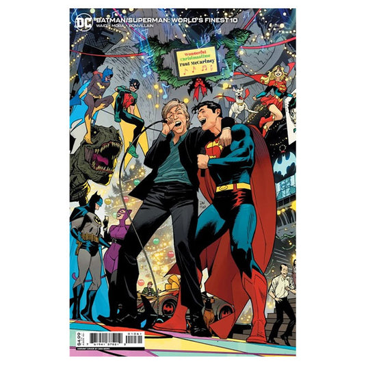 Batman Superman Worlds Finest - Issue 10 Cover Mora Holiday Variant