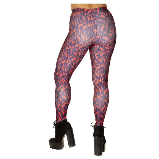 Magic the Gathering - MTG Symbol Red & Blue Leggings