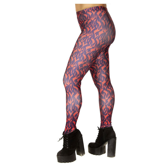 Magic the Gathering - MTG Symbol Red & Blue Leggings