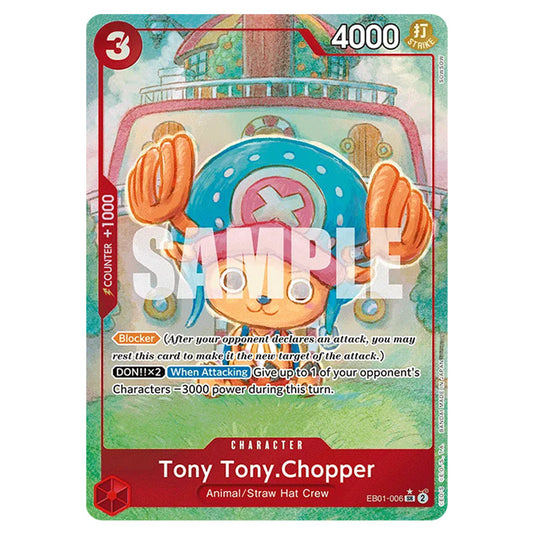One Piece - Memorial Collection - Tony Tony.Chopper (Alternate Art) - EB01-006