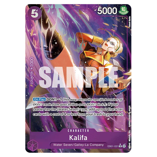 One Piece - Memorial Collection - Kalifa (Alternate Art) - EB01-031