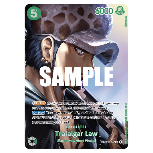 One Piece - Kingdoms of Intrigue - Trafalgar Law (Special Card) - OP01-047a