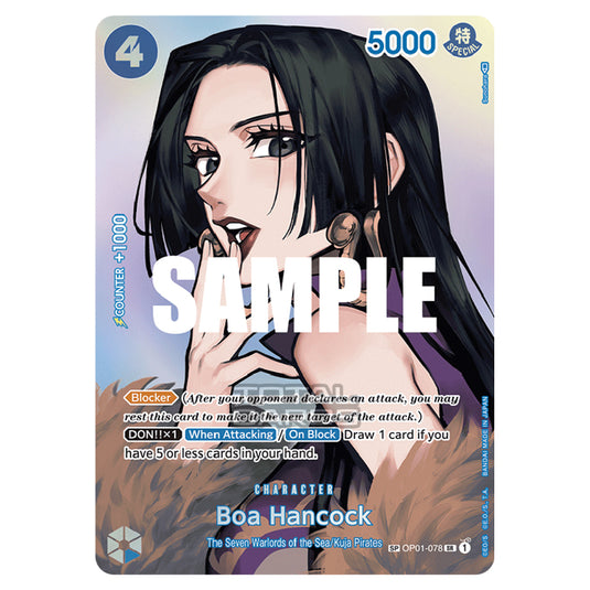 One Piece - Kingdoms of Intrigue - Boa Hancock (Special Card) - OP01-078a