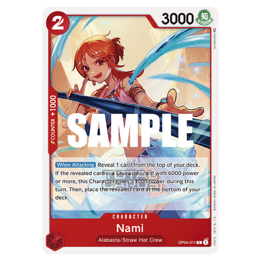 One Piece - Kingdoms of Intrigue - Nami (Common) - OP04-011