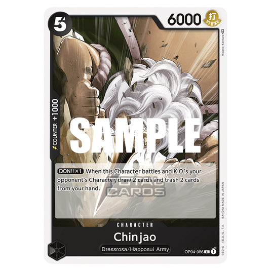 One Piece - Kingdoms of Intrigue - Chinjao (Common) - OP04-086