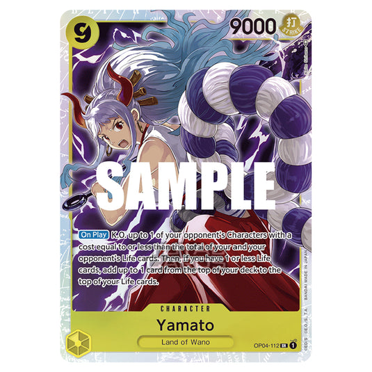 One Piece - Kingdoms of Intrigue - Yamato (Super Rare) - OP04-112