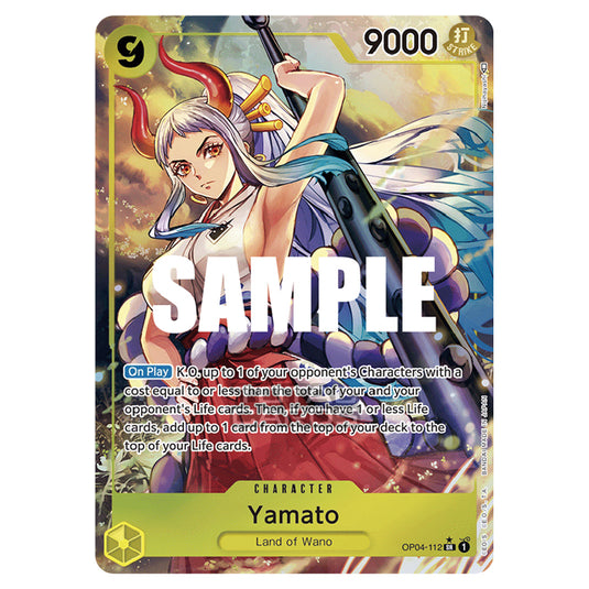 One Piece - Kingdoms of Intrigue - Yamato (Super Rare) - OP04-112a