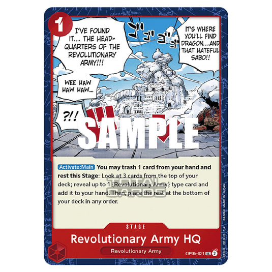 One Piece - Awakening of the New Era - Revolutionary Army HQ (Uncommon) - OP05-021