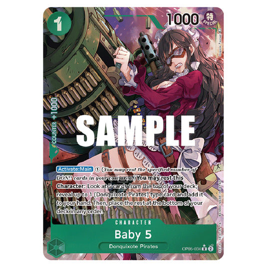 One Piece - Awakening of the New Era - Baby 5 (Rare) - OP05-034b