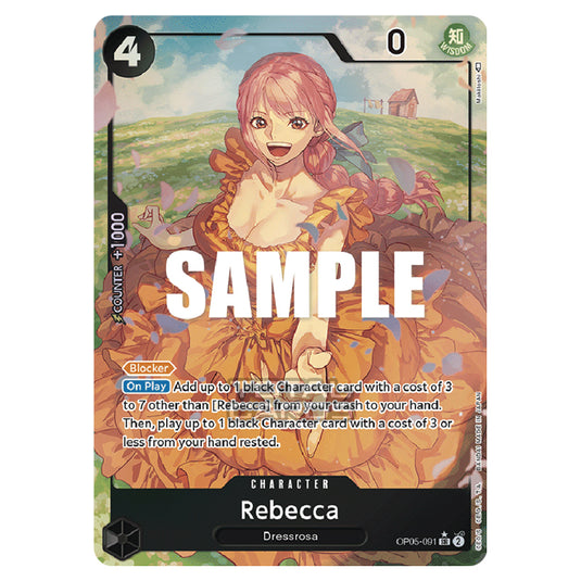 One Piece - Awakening of the New Era - Rebecca (Super Rare) - OP05-091b