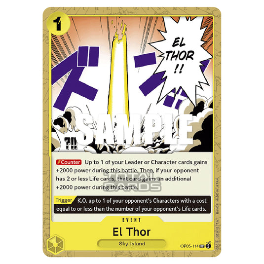 One Piece - Awakening of the New Era - El Thor (Uncommon) - OP05-114