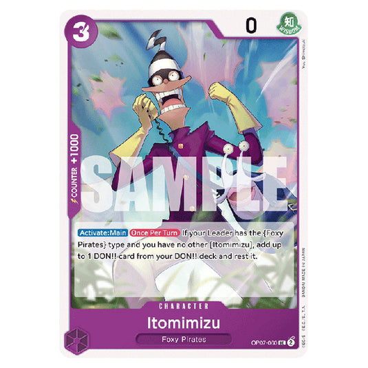 Itomimizu OP07-060 card from the One Piece set 500 Years in the Future