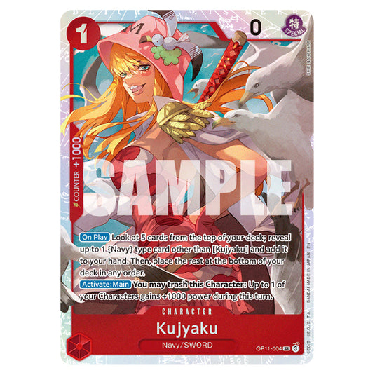Kujyaku OP11-004 card from the One Piece set A Fist of Divine Speed