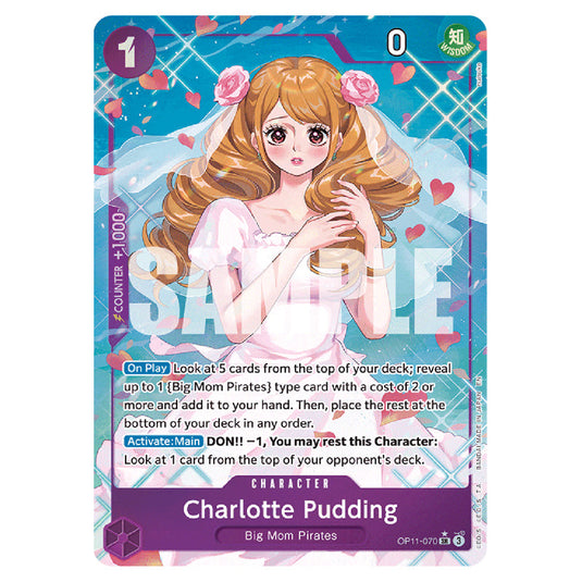 Charlotte Pudding OP11-070a card from the One Piece set A Fist of Divine Speed