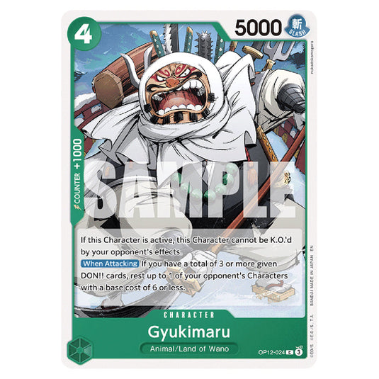 Gyukimaru OP12-024 card from the One Piece set Legacy of the Master