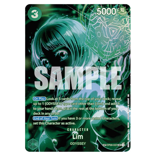 Lim OP09-037 card from the One Piece set Legacy of the Master